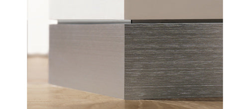 Progress Battiscopa di design proskirting channel in alluminio Progress Profiles - Progress Profiles