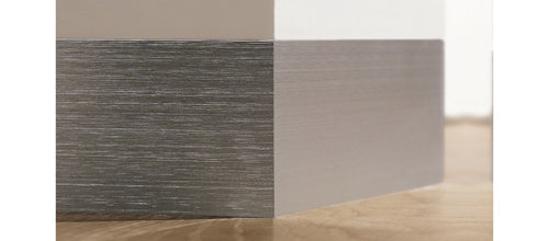 Progress Battiscopa di design proskirting flat in alluminio Progress Profiles - Progress Profiles
