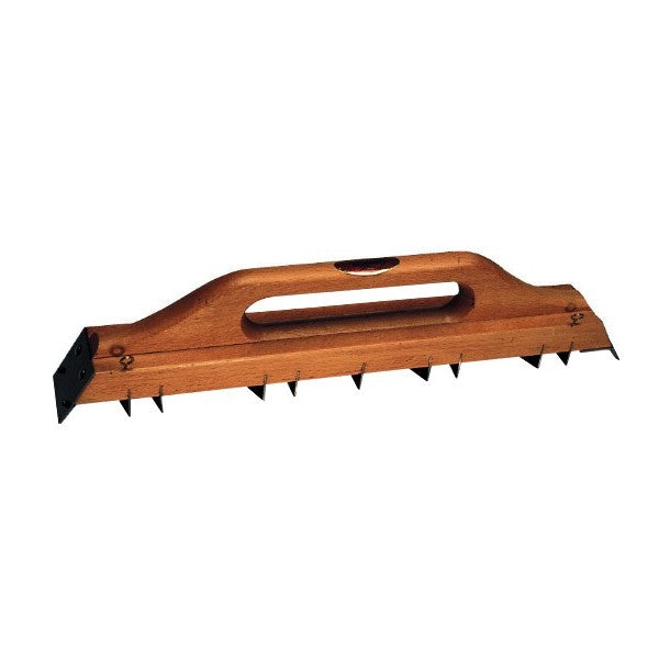 Plaster plane wooden support steel blade thickness 0.8 mm — 609/R Pavan