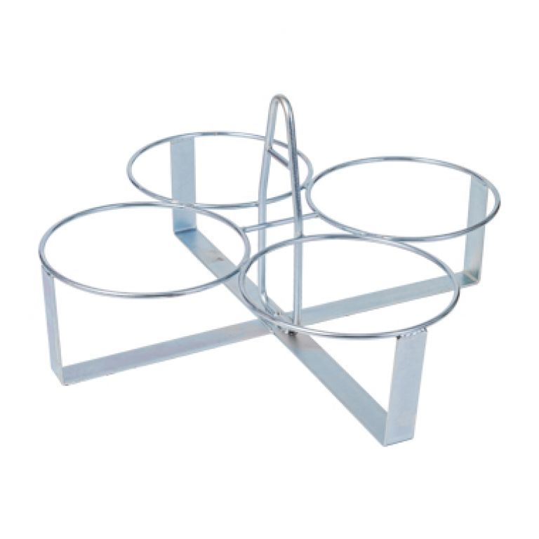 Tekcnoplast Porta secchi a 4 posti zincato