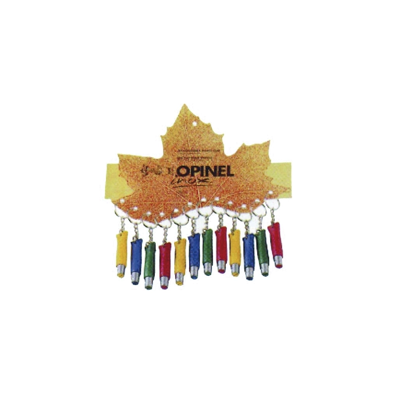 Coltellino portachiavi con lama inox 3,5 cm, cartella da 12 pezzi