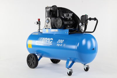 Compressore a pistoni lubrificato PRO A49B 200lt 4Hp Trifase Abac