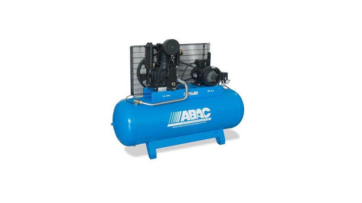 PRO CA1 2-stage Belt driven piston compressor with cast-iron block 5.5Hp Abac