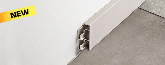 Progress Battiscopa di design proskirting list 40 in alluminio Progress Profiles - Progress Profiles