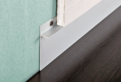 Progress Battiscopa di design proskirting ins in alluminio anodizzato Progress Profiles - Progress Profiles
