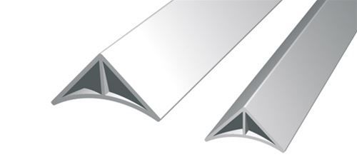 Smusso triangolare stondato in PVC rigido grigio Progress Profiles