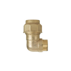 90-degree brass connector