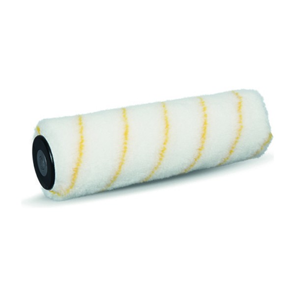 "Rhodia" White Nylon Roller with Yellow Stripes — 3138/R Pavan