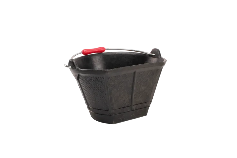 Rubi Secchio gomma italiano con un lato piatto (10 L)