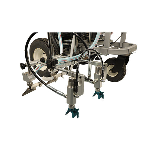 1 X32L Contractor Airless Line Striper with 2 Hydraulic Control Spray Guns Dino Power