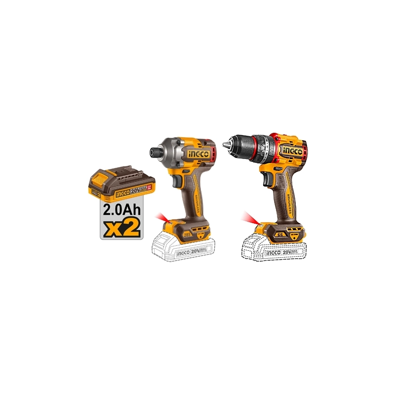 SET TRAPANO AVVITATORE + TRAPANO AD IMPULSI