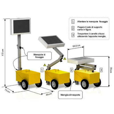 Sisas DTS Sistema Rilevatore Elettronico di Velocità Mobile