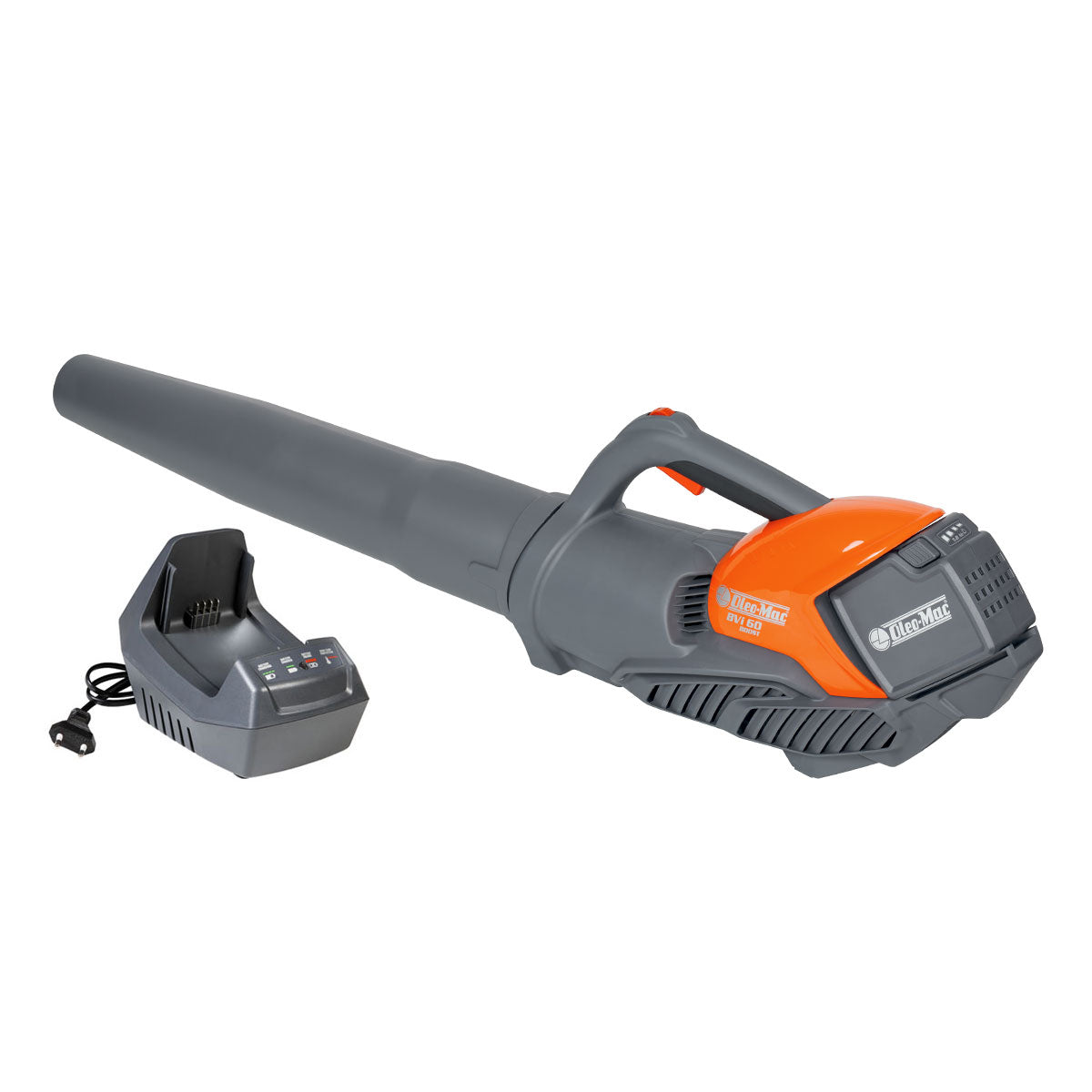 Oleo-Mac BVi 60 BOOST con batteria Bi 5,0 OM e caricabatterie CRG