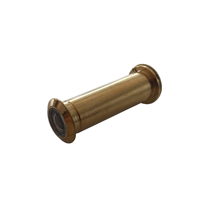 Spioncini per porte con campo visivo 160° a 3 lenti, foro 12 o 16 mm, in ottone lucido o nichelato satinato
