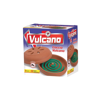 Spirali vulcano con contenitore