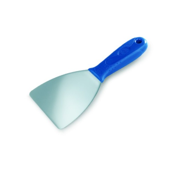 Stainless steel filling knife for smoothing and polishing Marmorino, mirror polished blade, round edge, lapped — 504/IS Pavan