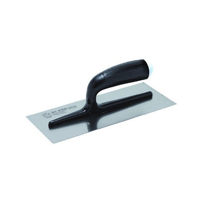 Stainless steel finishing trowel, welded, blade thickness 0.6 mm, FRP reinforced plastic handle and support — 816/PI Pavan