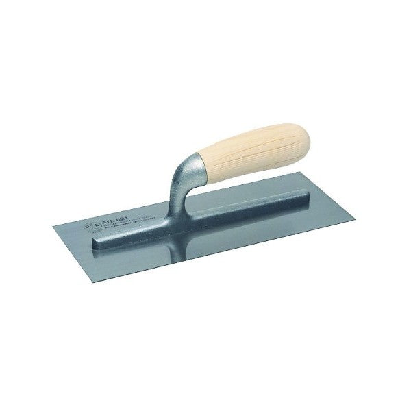 Pavan Steel finishing trowel riveted Thyme type wooden handle