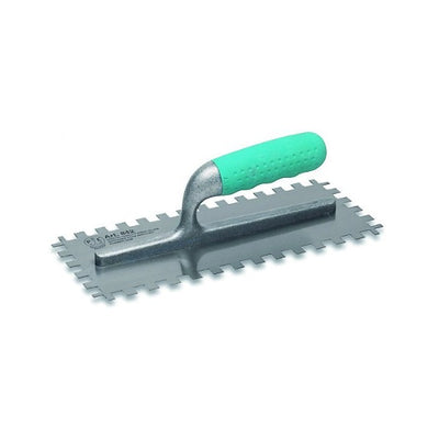 Steel finishing trowel welded 4-side toothed Sintesi handle — 841/D-4L Pavan