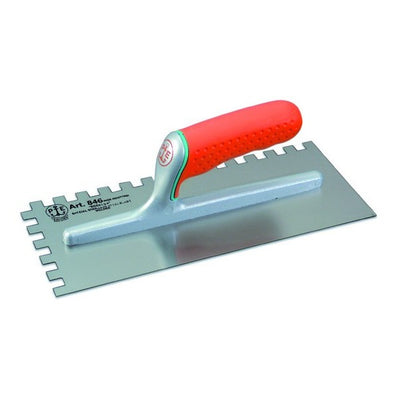 Pavan Steel finishing trowel welded right toothed Eccelsa handle