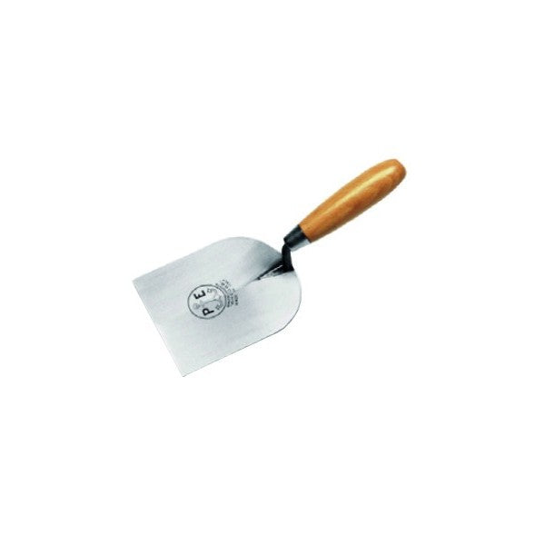 Pavan Swiss type little trowel square tip wooden handle