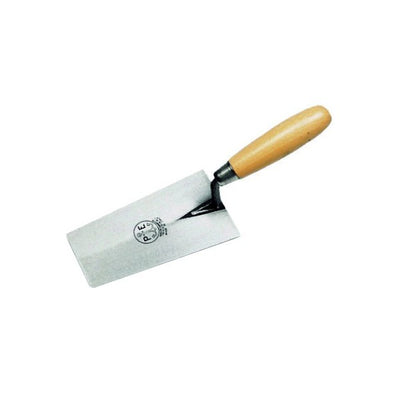 Pavan Swiss type little trowel square tip wooden handle