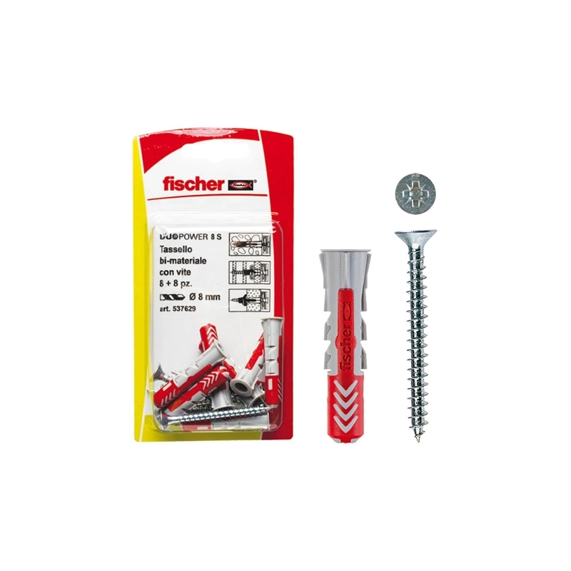 TASSELLI DUOPOWER CON VITE IN BLISTER