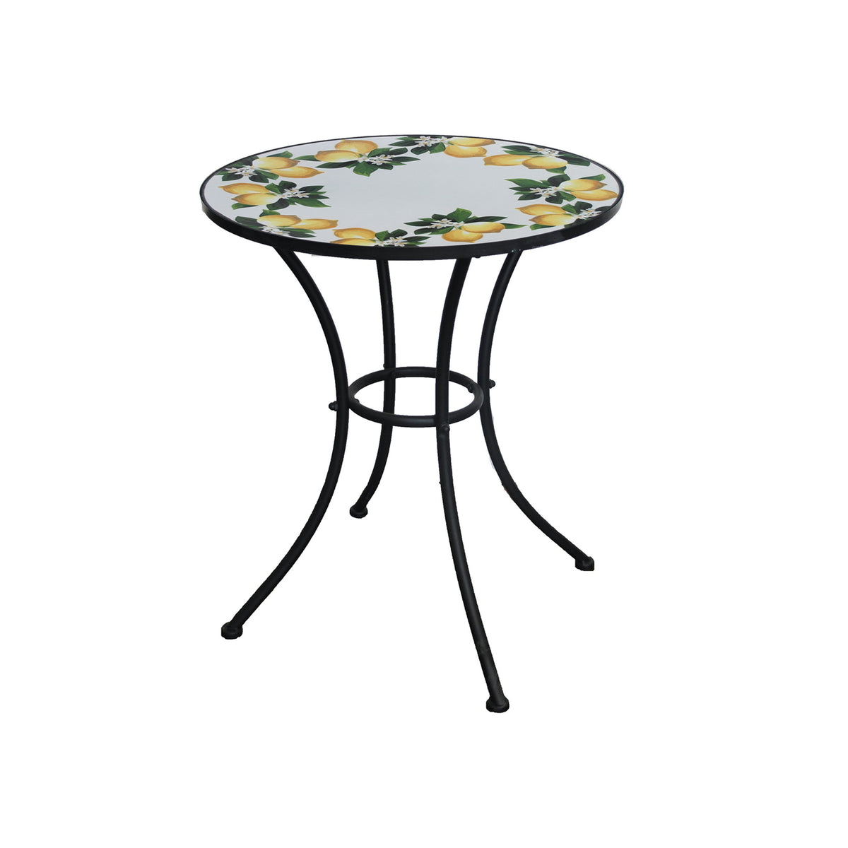Tavolino Tondo Mosaico LEMON Verdelook