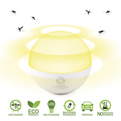 مصباح طارد للبعوض LED قابل لإعادة الشحن طراز Triled من Verdelook
