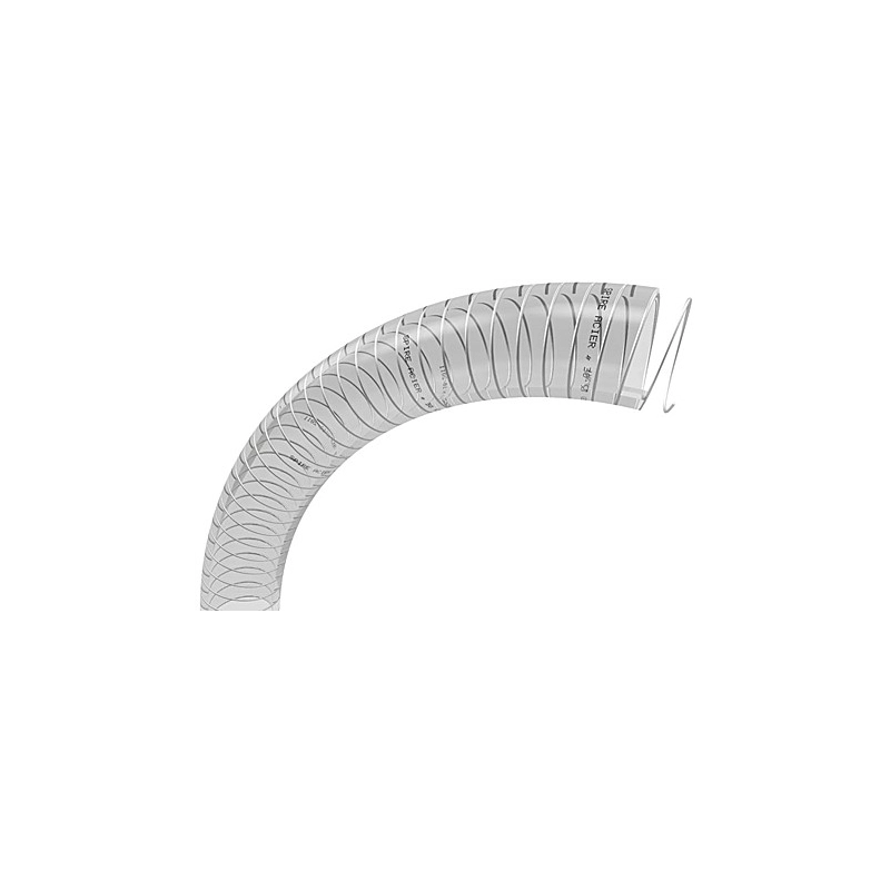 TUBO CON SPIRALE IN ACCIAIO GALVANIZZATO