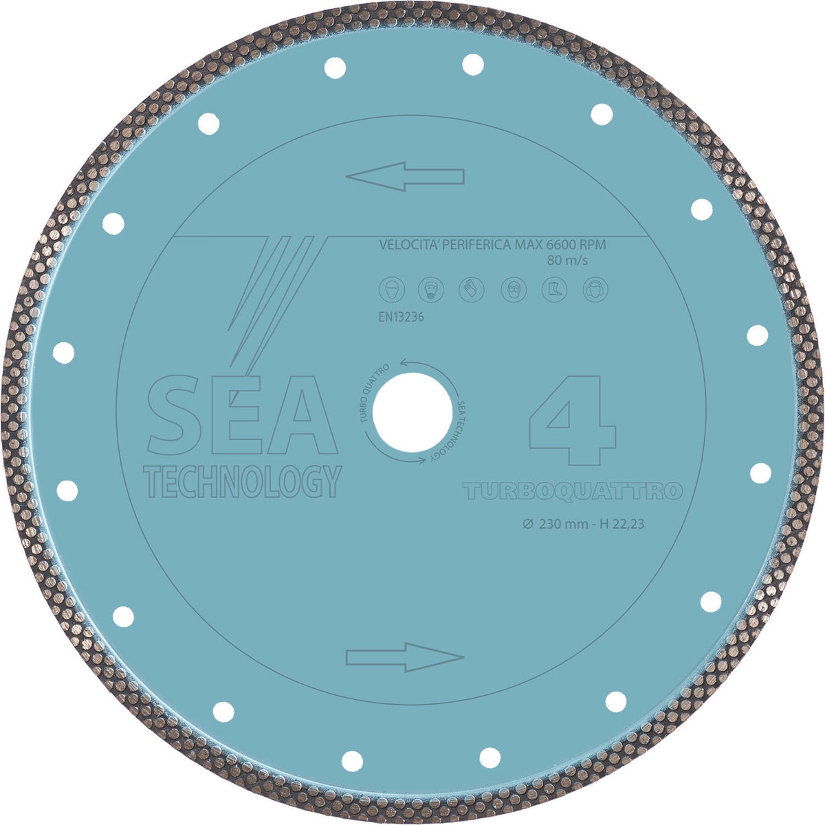 Sea Technology Turbo Quattro - Dischi diamantati