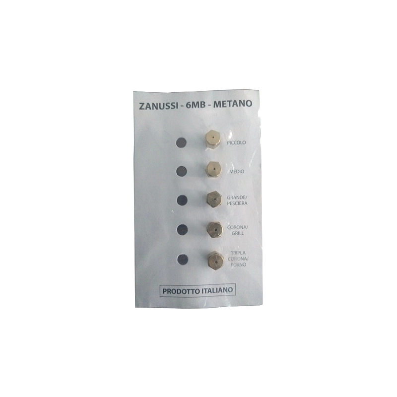 UGELLI GAS SET 5 PEZZI