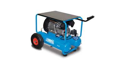 Compressore carrellato monofase V30 3Hp - Serbatoio 11+11lt Abac