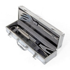 Set de 3 accesorios para barbacoa en maletín Verdelook