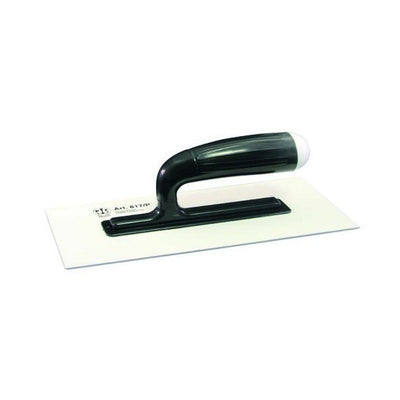 Pavan White plastic blade finishing trowel glued support and handle