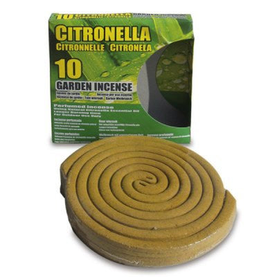 Zampirone alla citronella in polvere di piretro confezione da 10 pezzi Verdelook