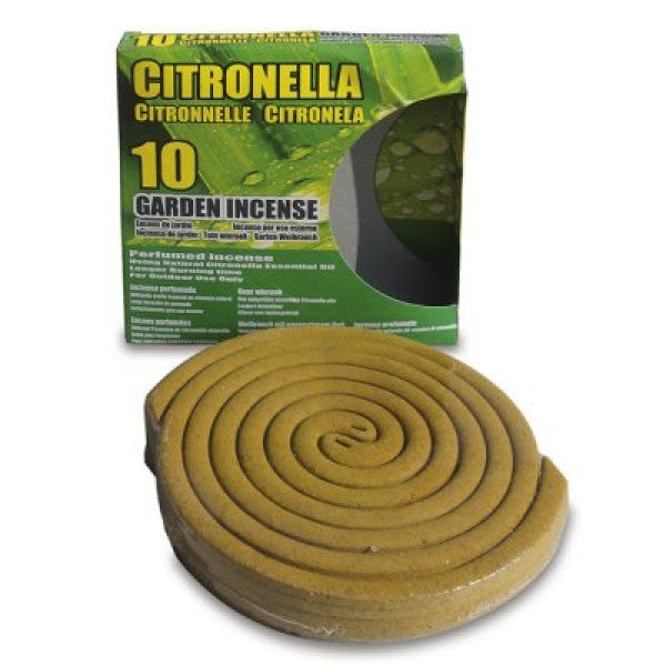 Zampirone alla citronella in polvere di piretro confezione da 10 pezzi Verdelook