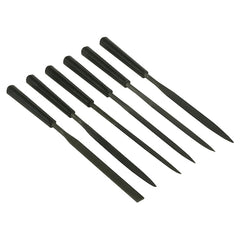 Set of 6 needle files (0-22-500) Stanley