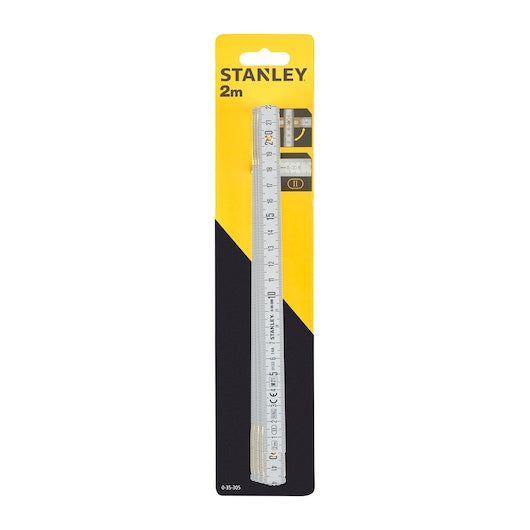 2m Doppio metro pieghevole in alluminio ® (0-35-305) Stanley
