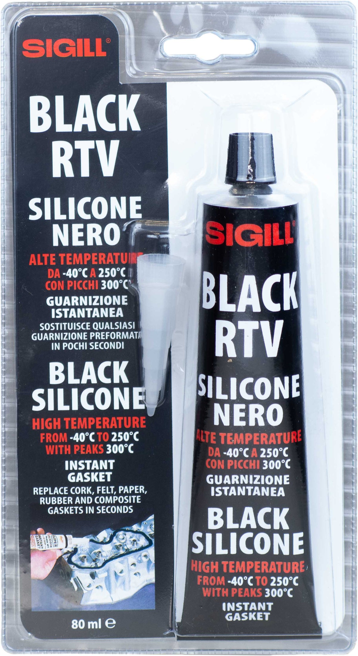 Sigill Black RTV Gasket - Prodotti per auto - NPT Sigill