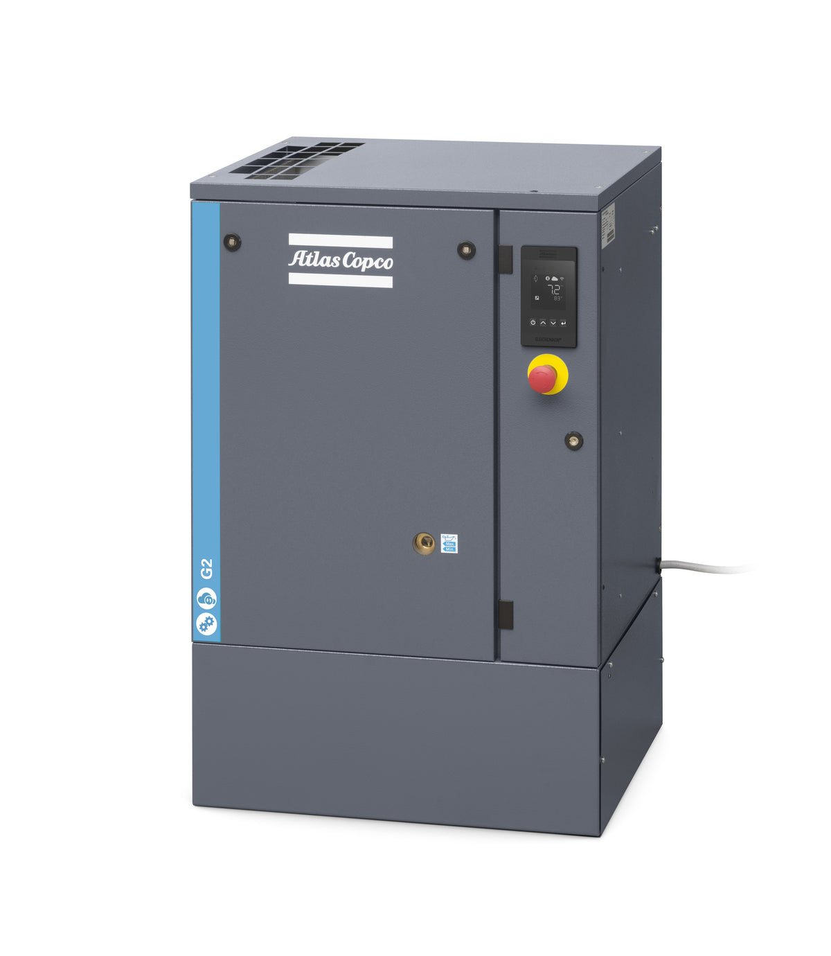 Compressore a vite lubrificato 2,2 kW 10 bar G2P-10 230/1/50 FM meaa dol Abac