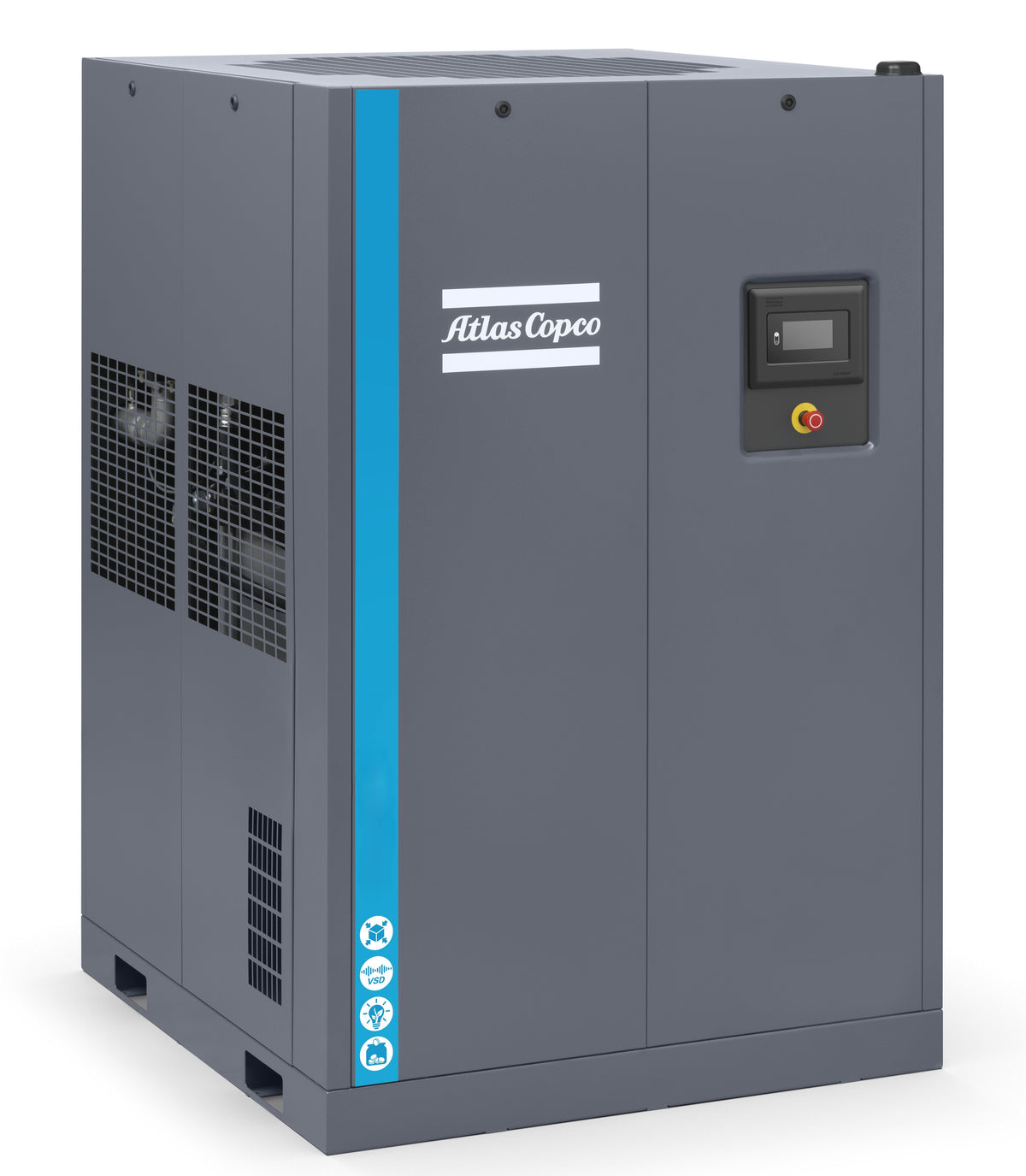 Compressore a vite lubrificato 110 kW 13 bar GA110VSD+P A 13 meaa 400 50 Abac