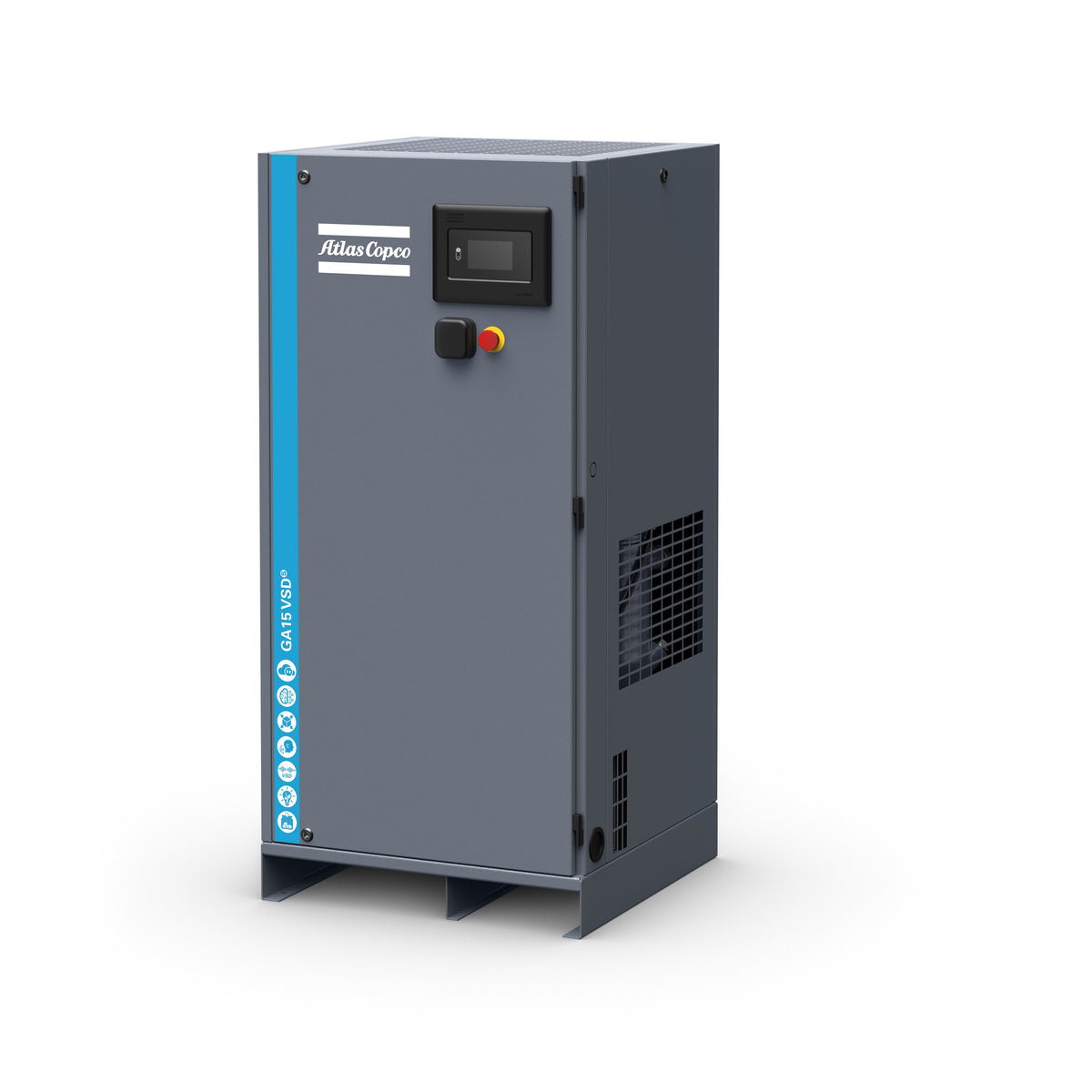 Compressore a vite lubrificato 15 kW 10 bar GA15VSDS P FM 10 meaa 400V Abac