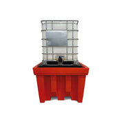 Vasca di raccolta in polietilene con griglia – 4 fusti – 500 L 015221 Comi Storage