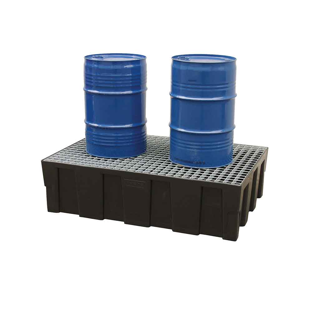 Vasca di raccolta in PE con griglia in acciaio – 224 L 014613 Comi Storage