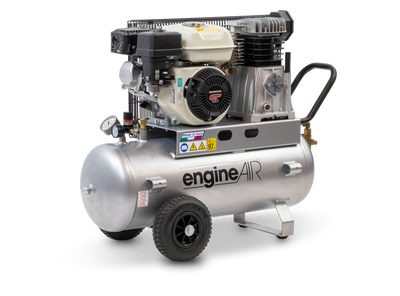 Compressore a pistoni con motore endotermico EngineAir 5/50 - Alimentazione a benzina Abac