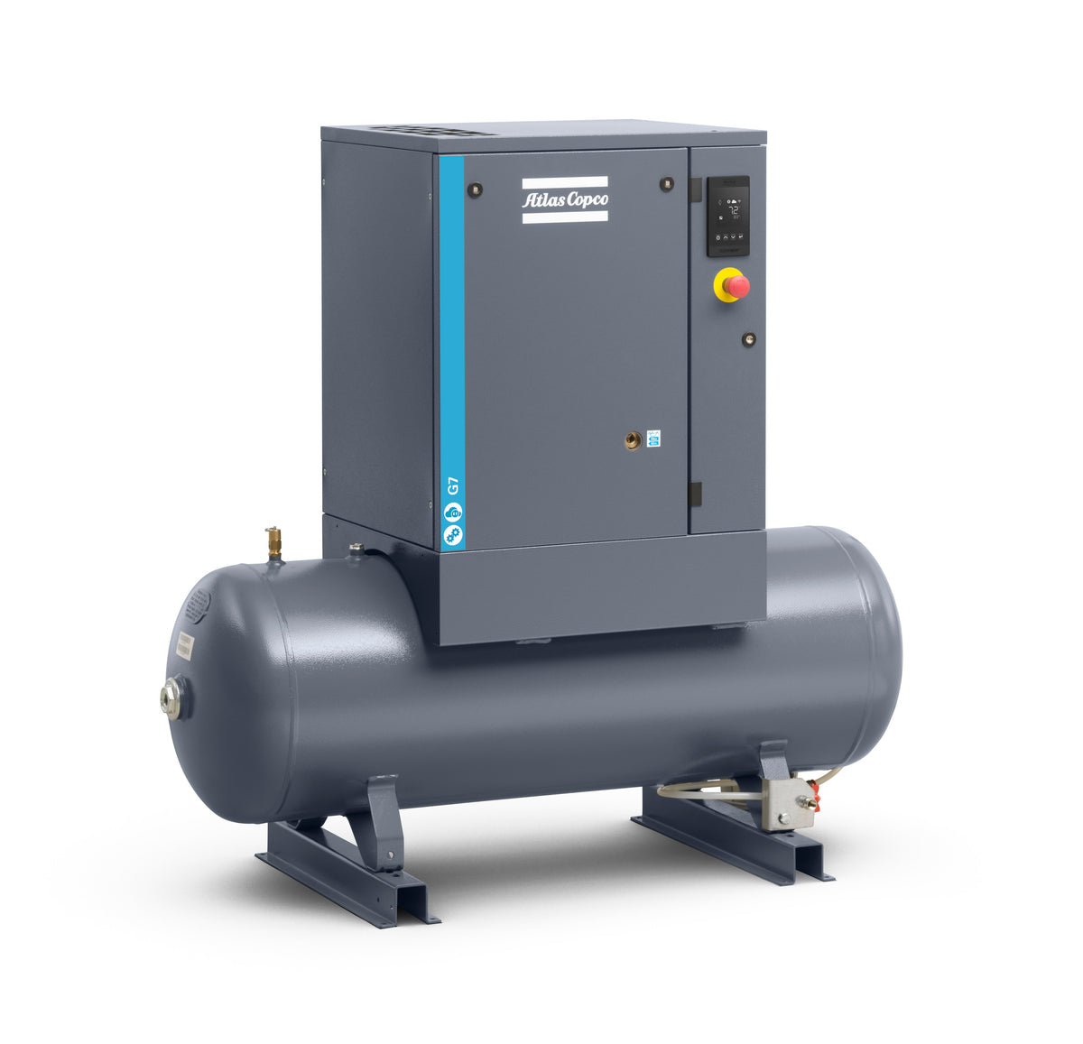Compressore a vite lubrificato 7,5 kW 10 bar G7P-10 400/50 TM MEAA YD Abac