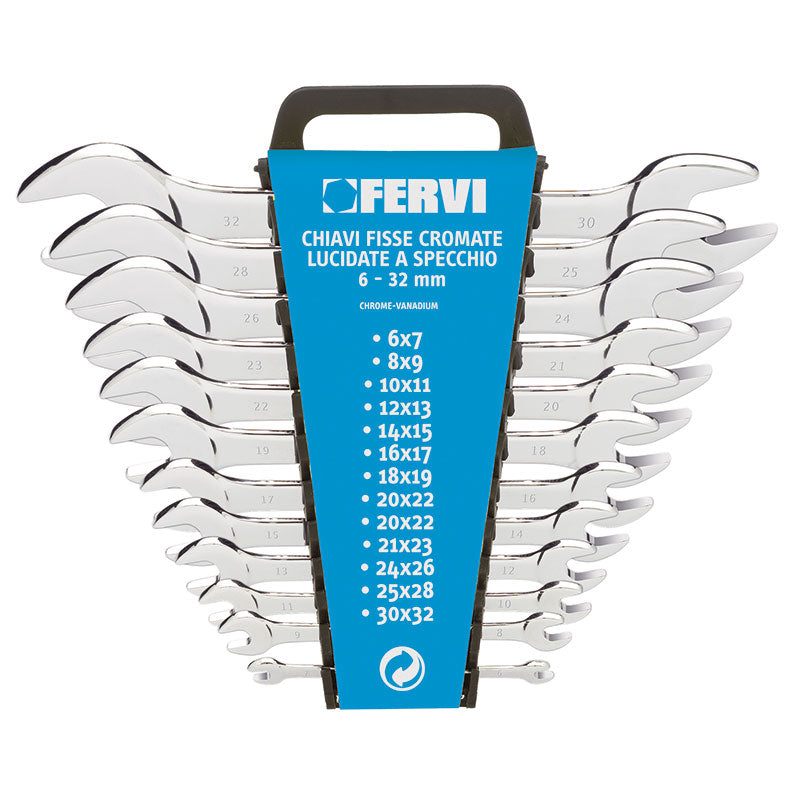 Serie Chiavi Fisse Cromate Lucide - Fervi