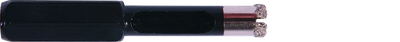 Punta a corona diamantata per gres - immagine 1