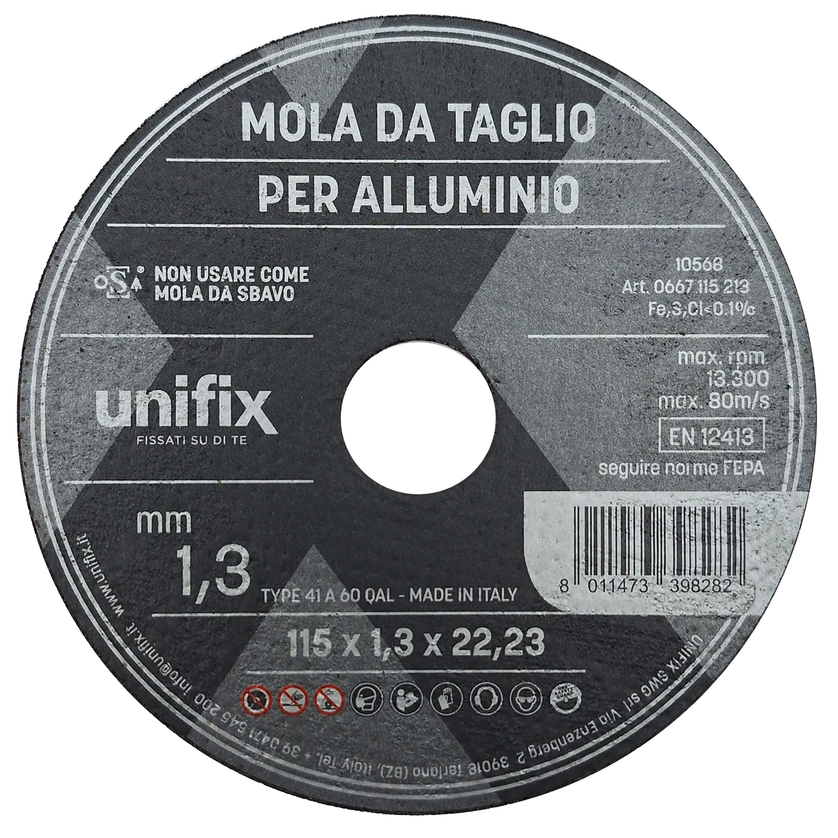 Mola da taglio alluminio TOP - immagine 1